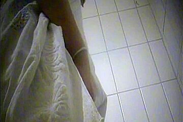 Wrapped in towel this amateur doesn