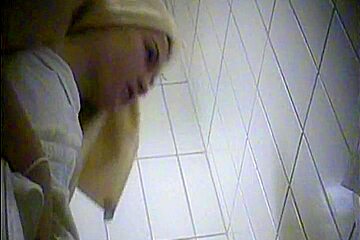 Wrapped in towel this amateur doesn