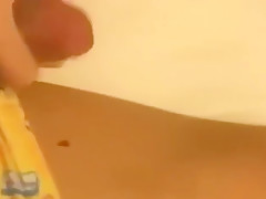 Young boy masturbate,place with his dick,showering
