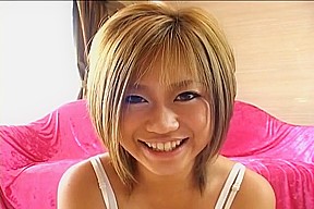 Yuu Aine Asian doll is shaving her tight pussy