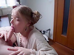 Zhena Zhadno Soset Bolshoi Chlen Lubovnika I Poluchaet Litr Sperm Na Lico - Tenoritaiga