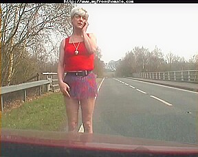 Zoe Flaunts In The Streets With Barely A Skirt To Cover Her
