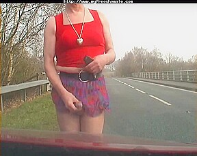 Zoe Flaunts In The Streets With Barely A Skirt To Cover Her