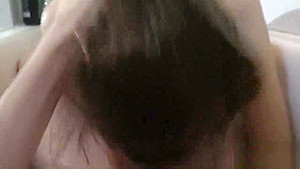amateur college make great blowjob in bathroom