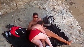 big fat ass beach action
