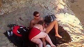 big fat ass beach action
