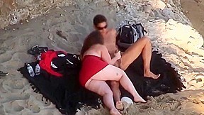 big fat ass beach action