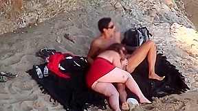 big fat ass beach action