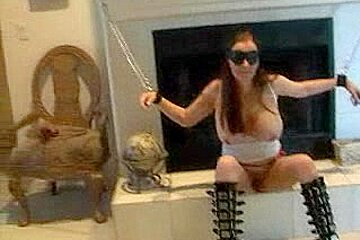 big tit babe blindfolded and used