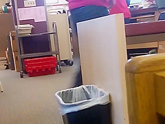 candid librarian jeans ass