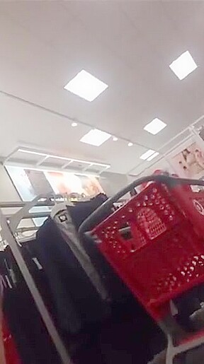 college girl ass in line for dressing room