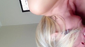 horny wife gives great bj and swallows