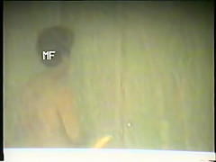 mature neighbor raising her arms