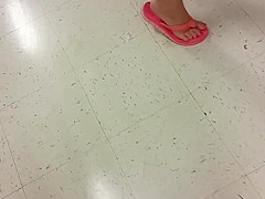 mild trying on shoes, she knew, tiptoes