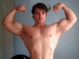 my big cum and my muscles