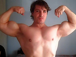 my big cum and my muscles