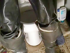 nlboots - rubber waders leather trousers WC