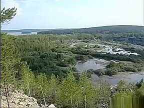 Секс на природе с горячей телкой