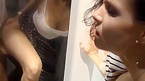 real amateur sex big tits fucked in changing room