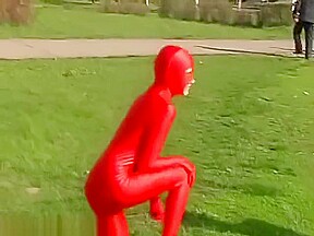 red zentai