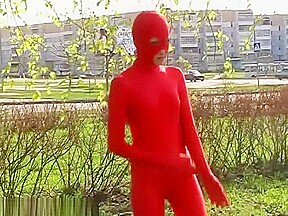 red zentai