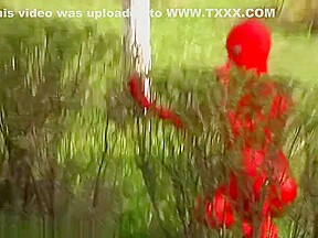 red zentai