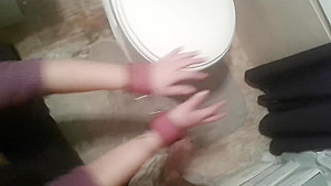 slave vala facefucked over toilet