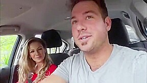 teen 18+ Babe Bella Rose Fucking With A Stranger In Public