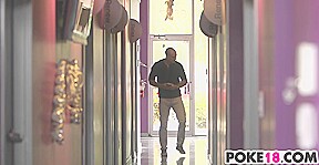teen 18+ Rikki Rumor takes big dick