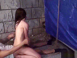 teen 18+ beauty stranded and screwed from behind