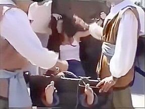 teen 18+ girl captured, locked up, and tickle-tortured by men - FOR REAL