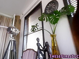 teenager 18+ sucks massive dick in pov