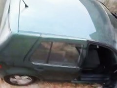 teens 18+ having sex in a car filmed on cam