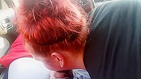 white girl sucks bbc after work