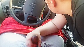 white girl sucks bbc after work