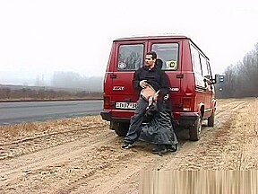wild sex on public street