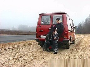 wild sex on public street
