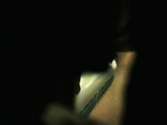 window video of a couple dancing and a naked ass
